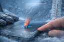 Why does a touchpad feel less responsive in cold environments?